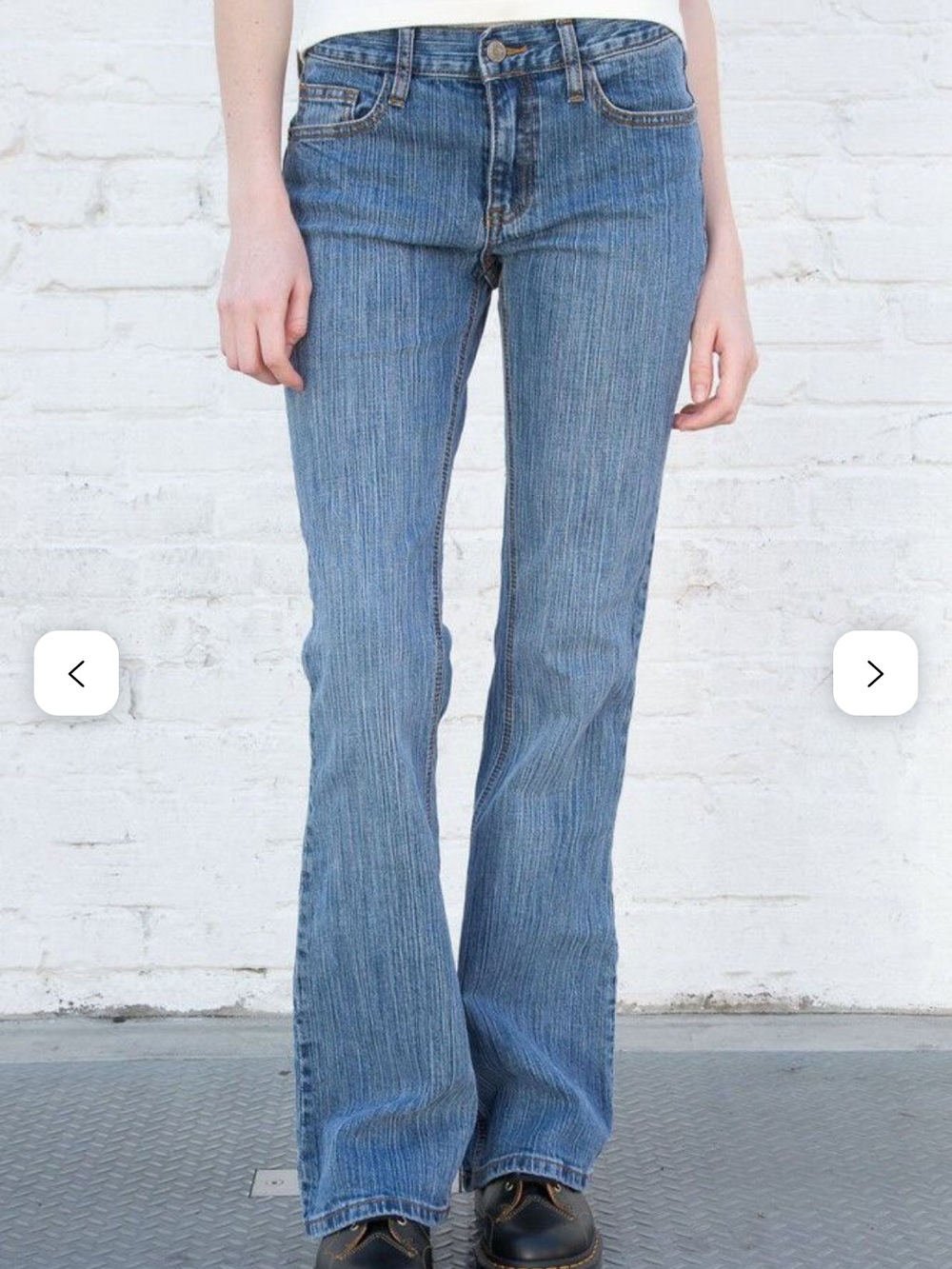 Brandy Melville Medium Blue Flare Jeans